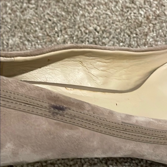 Nine West Taupe Heels Classic Suede Pumps - Picture 9 of 11